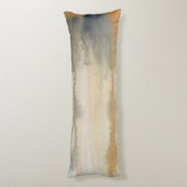 Sienna Wilds Watercolor Abstrakt Seitenschläferkissen (Rückseite (Vertikal))