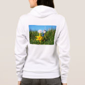 Sierlijk dansend actief Fubby poppetjes stel. Hoodie (Rückseite)