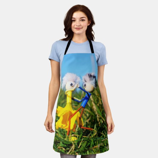 Sierlijk dansend actief Fubby poppetjes stel.v Schürze (Getragen)