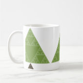 Sierpinski Dreieck-Baum Kaffeetasse (Links)