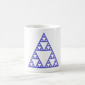 Sierpinski Dreieck Kaffeetasse (Mittel)