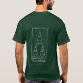 Sierpinski Dreieck vom Gipfel:: EyeDrops T-Shirt (Rückseite)