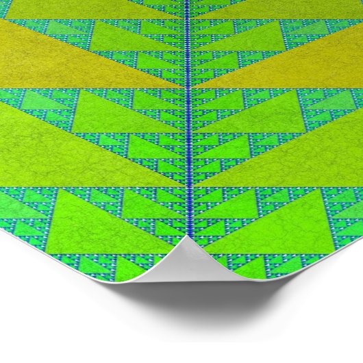 Sierpinski-Platz Poster (Ecke)