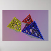 Sierpinski Pyriamids Poster (Vorne)