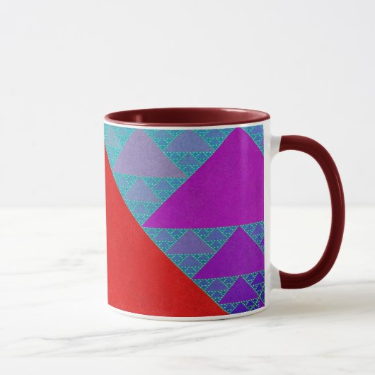 Sierpinski Steppdecken-Tasse Tasse (Rechts)