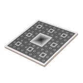 Sierpiński Teppich-Fraktal Fliese (Seite)