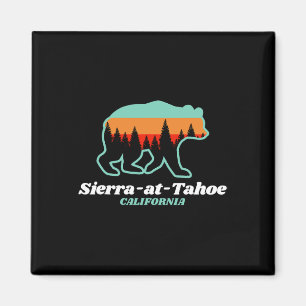 Sierra-at-tahoe Skifahren Snowboarden California B Magnet