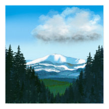 Sierra Blanca im Winter, New Mexico Landschaft