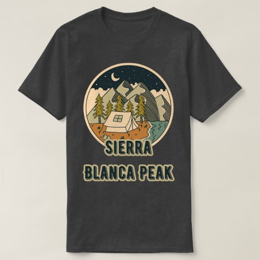 Sierra Blanca Peak T-Shirt (Design vorne)