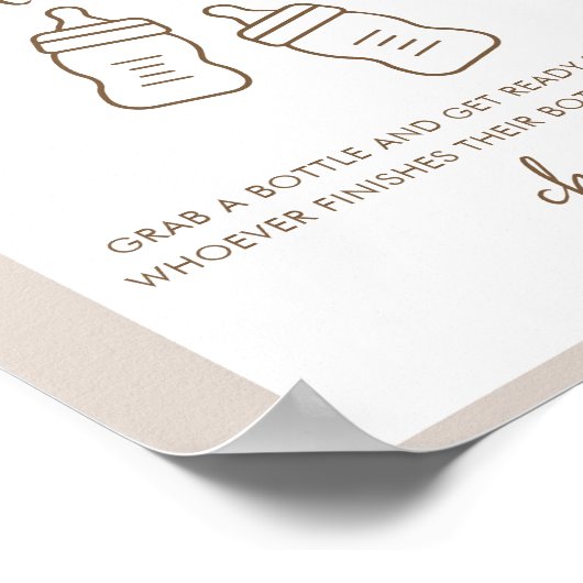 SIERRA Bohemisch Bottle Baby Shooting Game Poster (Ecke)