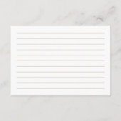 SIERRA Bohemisch Pampas Rezept Karte (Rückseite)