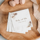 SIERRA Bohemische Pampas-Verschlusskarte Serviette