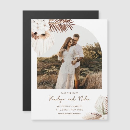 SIERRA Bohemisches Arch-Foto Speichern Sie das Dat Magnetkarte (Vorne/Hinten)