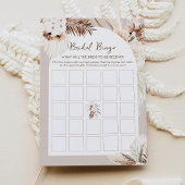 SIERRA Bohemisches Brautparty Bingokarte Einladung