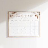 SIERRA Boho rät das Anreisedatum Kinderspiel 16x20 Poster