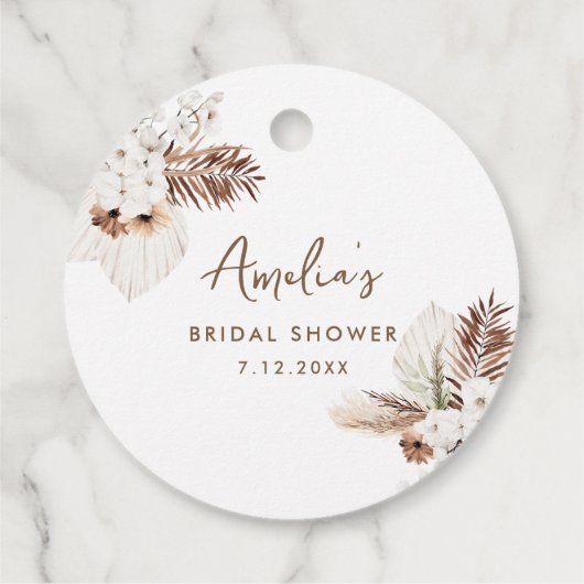 SIERRA Bohomian Brautparty Geschenkanhänger (Rückseite)