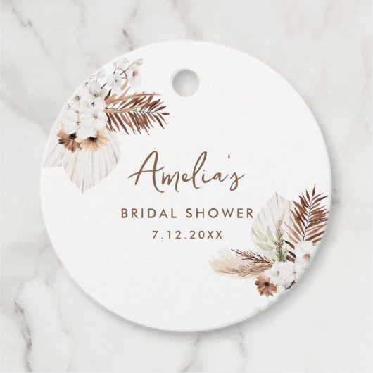 SIERRA Bohomian Brautparty Geschenkanhänger (Vorderseite)