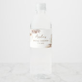 SIERRA Bohomian Brautparty Wasserflaschenetikett (Vorderseite)