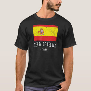 Sierra de Yeguas Spanien Flaggenstadt Bandera Ropa T-Shirt