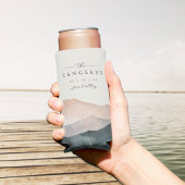 Sierra Dusk | Desert Mountain Sunset Wedding Favor Selters Dosenkühler