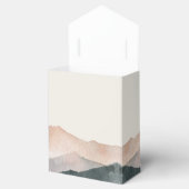 Sierra Dusk | Desert Mountain Sunset Wedding Geschenkschachtel (Geöffnet)