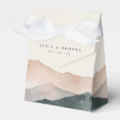 Sierra Dusk | Desert Mountain Sunset Wedding Geschenkschachtel (Vorderseite)