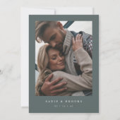 Sierra Dusk | Foto-Hochzeit der Wüste Einladung (Rückseite)