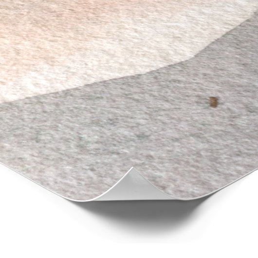 Sierra Dusk | Mountain Wedding Welcome Sign Poster (Ecke)