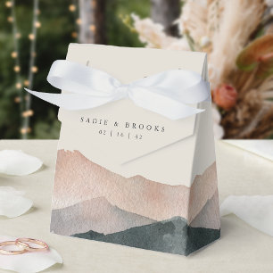 Sierra Dusk Wüstenberg-Sonnenuntergangs-Hochzeit Geschenkschachtel