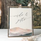 Sierra Dusk | Wüstenkarten und Geschenke-Zeichen Poster