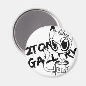 Sierra kitty magnet (Vorderseite/Rückseite)