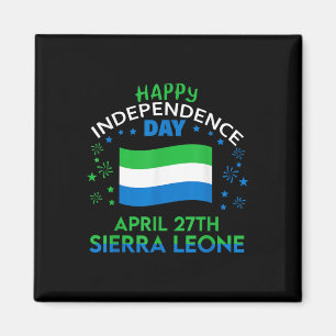 Sierra Leone 64. Unabhängigkeitstag Sierra Leones Magnet