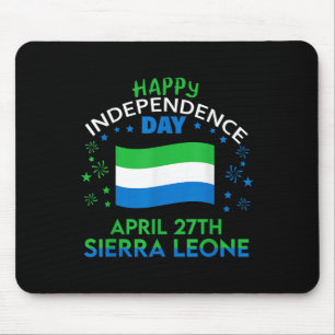 Sierra Leone 64. Unabhängigkeitstag Sierra Leones Mousepad