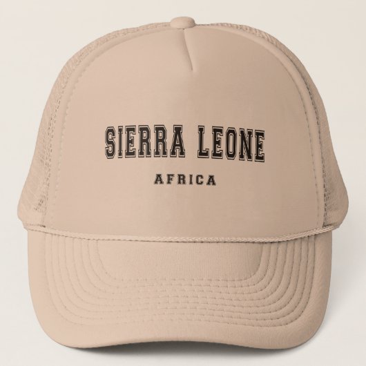 Sierra Leone Afrika Truckerkappe (Vorderseite)