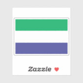 Sierra Leone Aufkleber (Blatt)