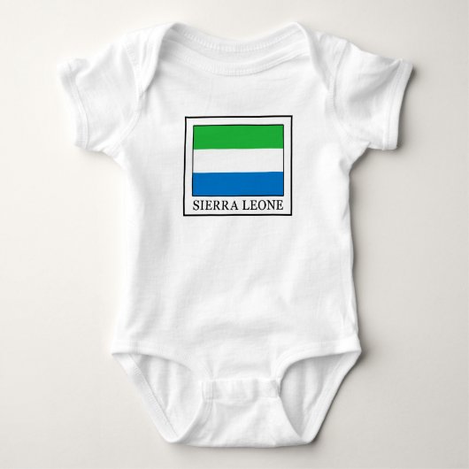 Sierra Leone Baby Strampler (Vorderseite)