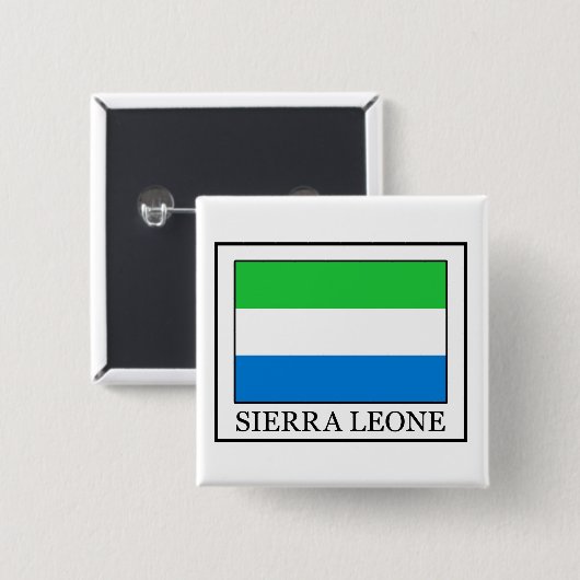 Sierra Leone Button (Vorne & Hinten)
