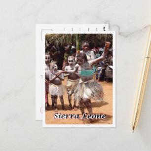 Sierra Leone - Der Koindu-Tanz - Postkarte