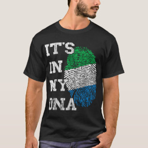 Sierra Leone Es_s in meiner DNA Siera Leonean Thum T-Shirt