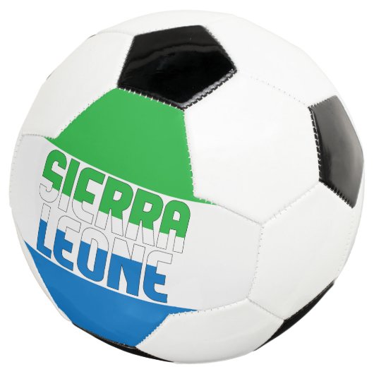 Sierra Leone Flag Adortable Patriotic Fußball (Dreiviertel)