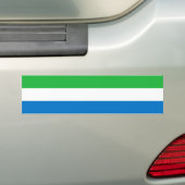 Sierra Leone Flag Autoaufkleber (Auf Auto)