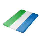 Sierra Leone Flag Badematte (Schrägansicht)