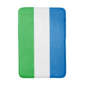 Sierra Leone Flag Badematte (Vorderseite Vertikal)