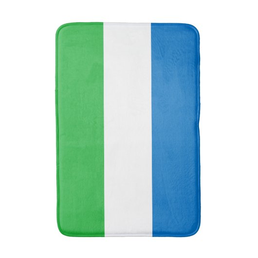 Sierra Leone Flag Badematte (Vorderseite Vertikal)