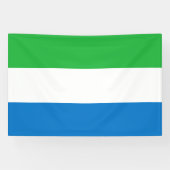 Sierra Leone Flag Banner (Horizontal)