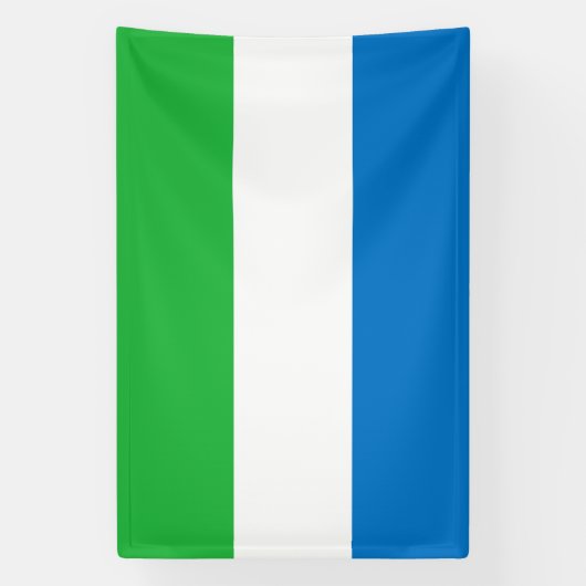 Sierra Leone Flag Banner (Vertikal)