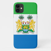 Sierra Leone Flag & Emblem Case-Mate iPhone Hülle (Rückseite)