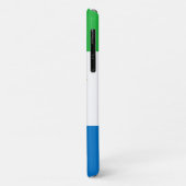 Sierra Leone Flag & Emblem Case-Mate iPhone Hülle (Hinten/Links)