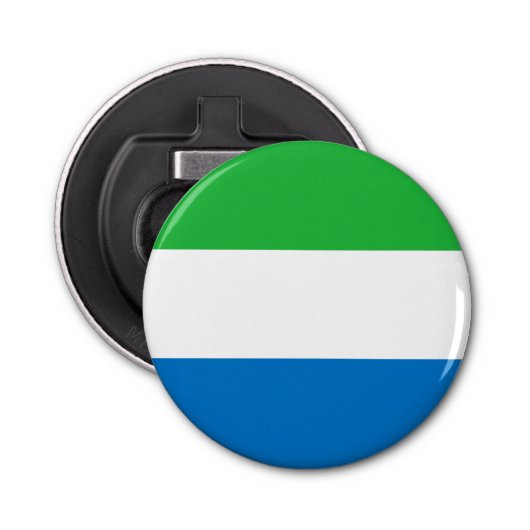 Sierra Leone Flag Flaschenöffner (Vorderseite)