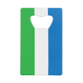 Sierra Leone Flag Geldbeutel Flaschenöffner (Vorderseite)